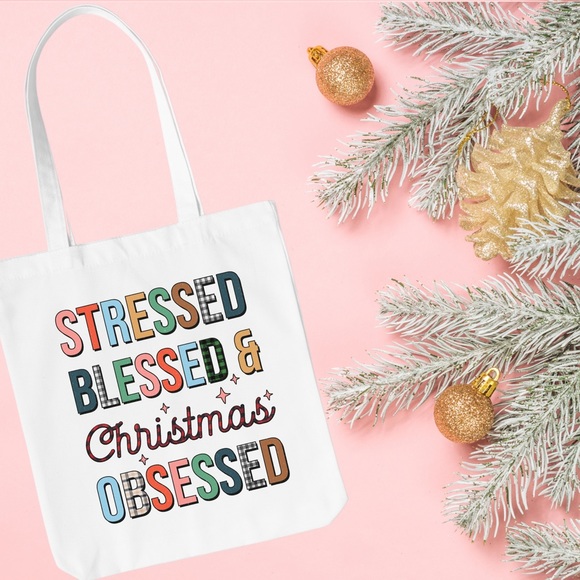 Christmas Tote Bags - Picture 4 of 12